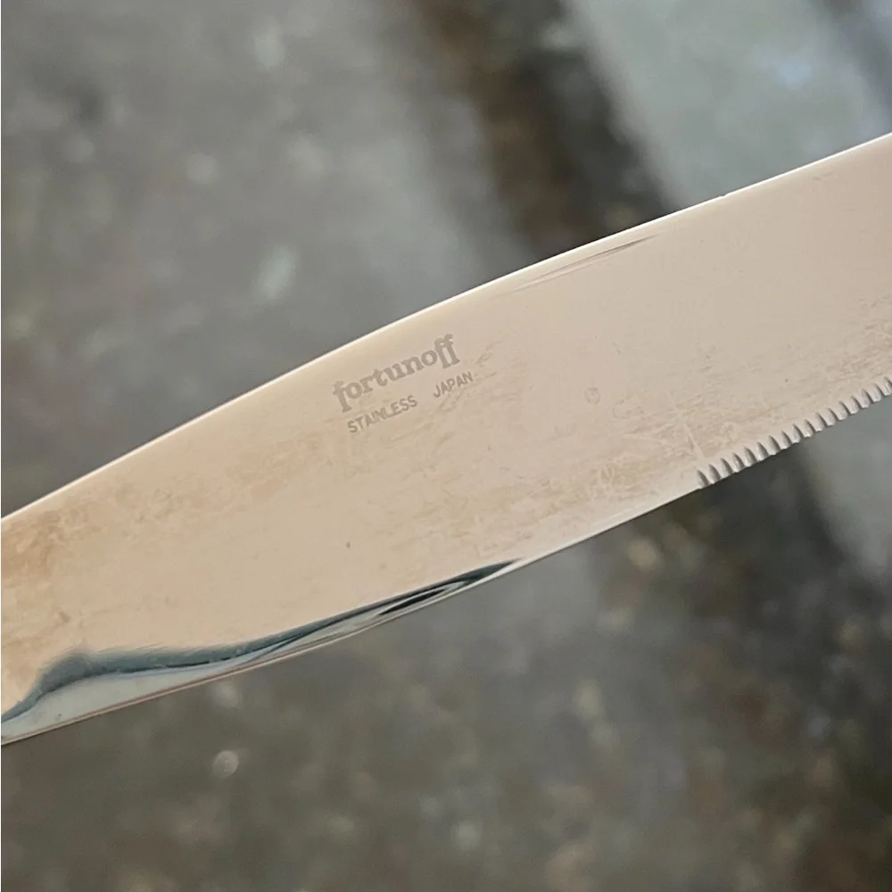 🍴 Fortunoff stainless steel knives/ flatware 🔪